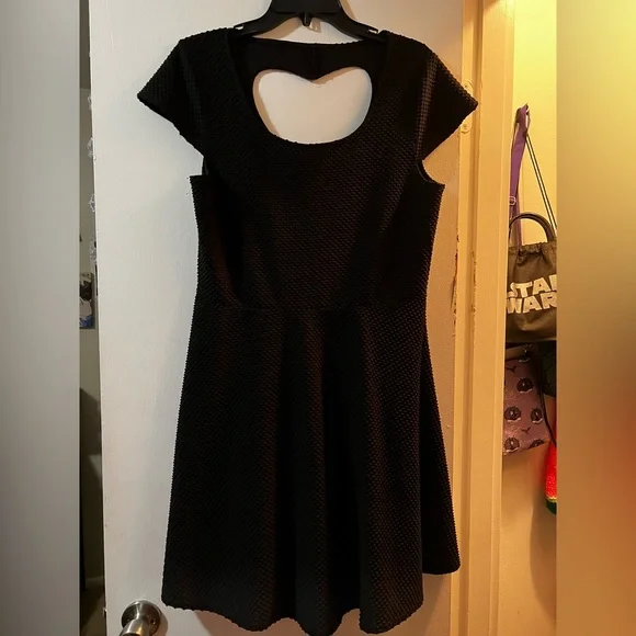 Dresses | Heart Cut Out Black Dress